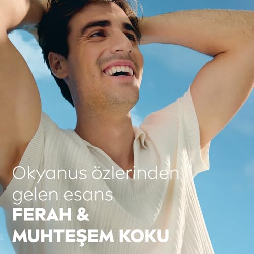 MEN Erkek Sprey Deodorant Fresh 150 ml,Ter Kokusuna Karşı 48 Saat Koruma,Okyanus Özleri,Uzun Süren Ferahlık,Alüminyum İçermeyen Formül - Görsel 2