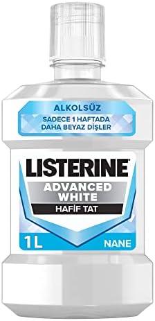 Advanced White Ağız Bakım Ürünü, Zorlu Lekeleri Giderir, Hafif Tat, Sıfır Alkol, Name Aromalı, 1000ml