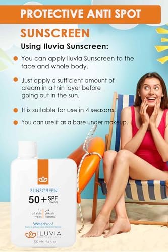 iluvia Leke Karşıtı Cilt Tonu Eşitleyici Yüksek Korumalı Yüz Ve Vücut Güneş Kremi 50 Spf 130 ml (4.6 fl. Oz)
