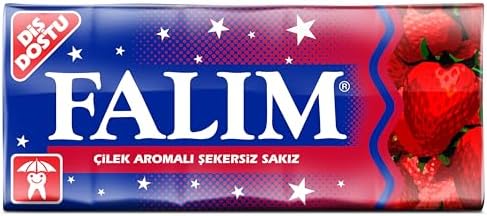 Alternative view of Çilek Aromalı Şekersiz Sakız 5'Li 7 Gr 20 Adet