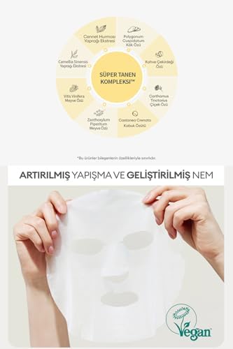 C Vitamini İçerikli Leke Karşıtı Günlük Yaprak Maske Vita C Plus Daily Toning Mask - Görsel 2
