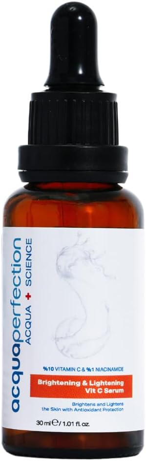 Acqua Perfection C Vitamini Aydınlatıcı ve Renk Ton Eşitleyici Bakım Serumu, Cilt Leke Karşıtı, Bariyer Onarıcı 30ml Hamilelik & Güneş Leke Karşıtı