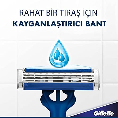 Blue3 Slalom Kullan At Erkek Tıraş Bıçağı 8 Adet - Görsel 3