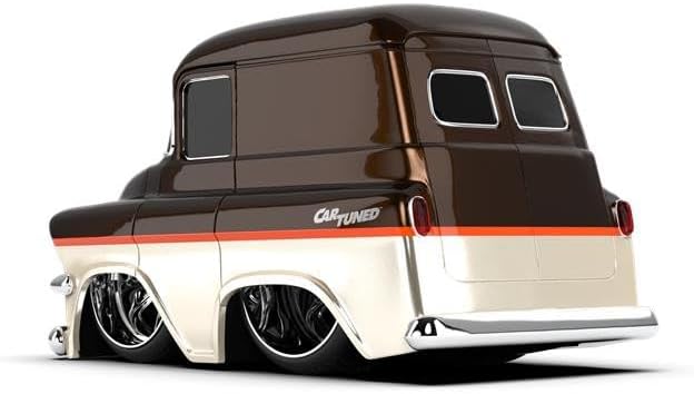 Entertaintment CarTuned S2 1957 GMC Panel Van - Kahverengi Custom Araba