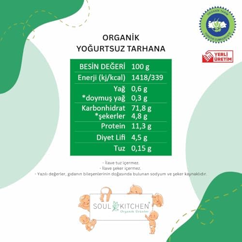 Alternative view of Organik Yoğurtsuz Tarhana 500gr (Vegan) (İlave Tuzsuz)