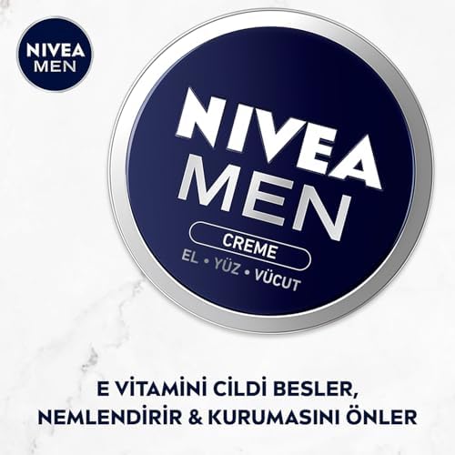 MEN Erkek Bakım Kremi 75 ml, El, Yüz ve Vücut Nemlendirici Krem, Hızlı Emilir, Yapışkan His Bırakmaz, E vİtamini, Tüm Cilt Tipleri - Görsel 3