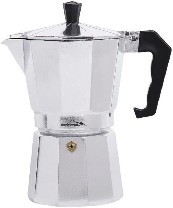 Mocha Pot 9 Bardak, Dayanıklı Kamp Ekipmanları, Kamp Aksesuarları, Açık Hava Sporları, Doğa Sporları, Yürüyüş, Sırt Çantasıyla Seyahat