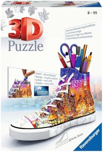 Alternative view of 3D Puzzle Sneaker New York