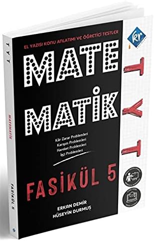 TYT Matematik El Yazısı Konu Anlatım ve Öğretici Testler Fasikül 5