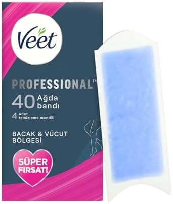 Alternative view of Professional Hassas Ciltler İçin Ağda Bandı, Bacak ve Vücut Bölgesi, 40'lı Süper Fırsat Paketi
