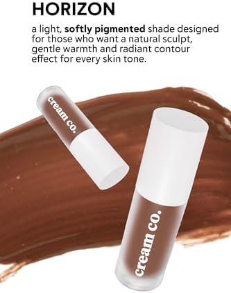 Alternative view of Cream Co. Likit Bronzer Glow Sculpt Horizon, Kontür Nötr Açık Kahve, Yüz Şekillendirici Nemlendirici Makyaj
