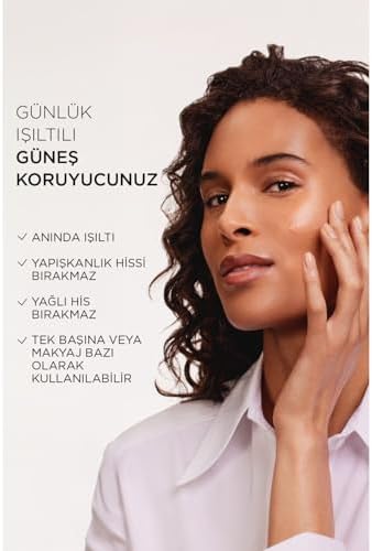 Alternative view of Bright Reveal Spf 50+ Koyu Leke Karşıtı Renkli Fluid Günlük Yüz Güneş Kremi 50 ml - Medium