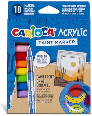 Alternative view of Akrilik Paint Marker Su Bazli Fırça Uçlu 10'Lu