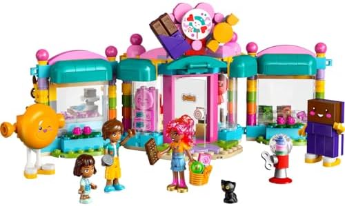 Heartlake City Şekerci Dükkanı 42649-6 Yaş ve Üzeri Kız ve Erkek Çocukları için Mini Bebek İçeren Yaratıcı Oyuncak Yapım Seti, Doğum Günü Hediyesi (376 Parça) - Görsel 3