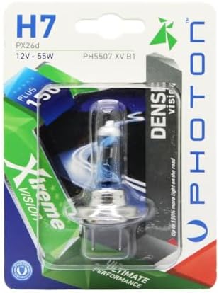 PHOTON Ampul H7 12V 55W Xtreme Vision +%150 Fazla Işık (Tekli Blister) PHT PH5507 XV B1