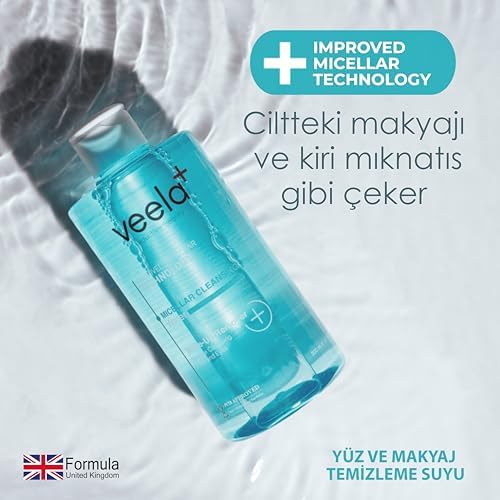 Alternative view of Veela Nemlendirici Etkili Yüz ve Makyaj Temizleme Suyu – Micellar Cleansing Water, Gelişmiş Misel Teknolojisi ile Nazik Temizlik