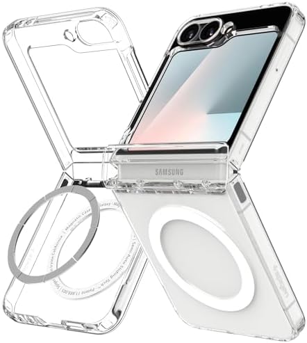 Galaxy Z Flip 7 FE/Z Flip 6 ile Uyumlu ince Kılıf Ultra Hybrid Pro Sararmaya Dayanıklı DuraClear™ Hava Kanalı Teknolojisi™ Askeri Sınıf Koruma Clear Şeffaf Kapak - ACS09806 - Görsel 2