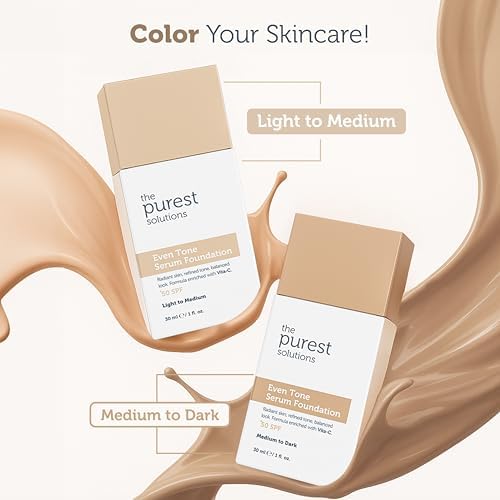 The Purest Solutions Cilt Tonu Eşitleyici & Leke Karşıtı Serum Fondöten SPF 50, 30 Mililitre – Açık/Orta Ton - Görsel 3