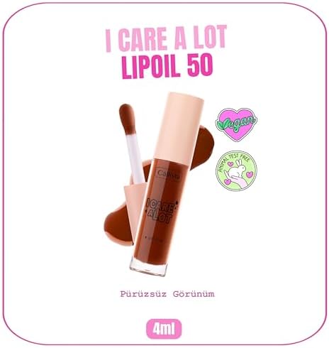 Callista I Care A Lot Lip Oil Nemlendirici ve Parlatıcı Dudak Bakım Yağı - 50 Milky Caramel - Kahverengi - Görsel 3