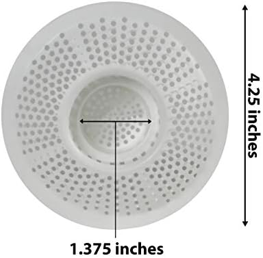 Alternative view of Hairstopper Duş ve Küvet için Duş Tahliye Kapağı, Beyaz, 3'lü Paket