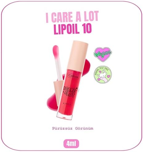Callista I Care A Lot Lip Oil Nemlendirici ve Parlatıcı Dudak Bakım Yağı - 10 Sweetie Pink - Pembe - Görsel 3
