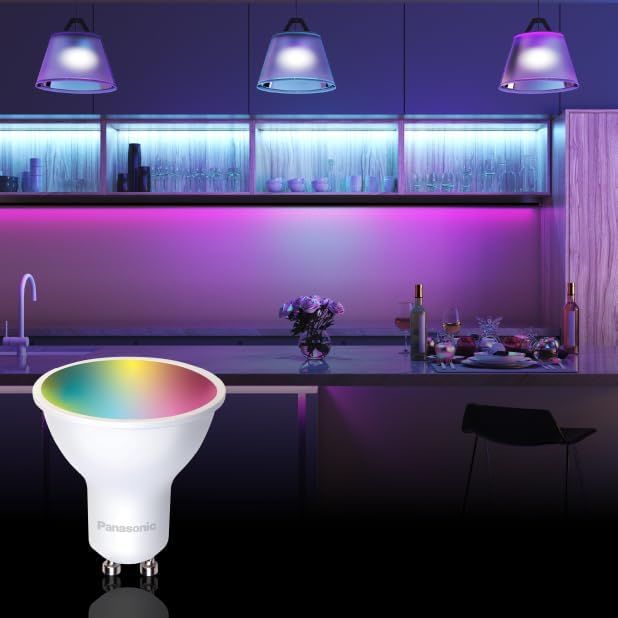 Alternative view of LED Akıllı Bluetooth Wi-Fi RGB GU10 Lamba 4W