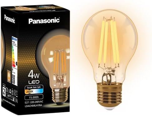 E27 FİL LAMBA, SARI IŞIK 4W 360LM 2000K GOLD