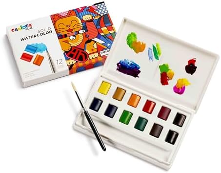 Tablet Sulu Boya 12'Li (Fırçali)