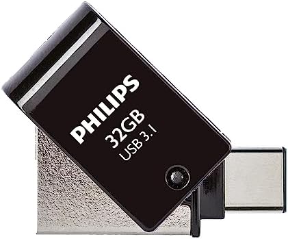 2'si 1 arada OTG Edition Ultra Speed USB-C/USB 3.1 çift USB flash sürücü USB bellek 32 GB PC, dizüstü bilgisayar, bilgisayar, akıllı telefon, tablet, ultra küçük, 180 MB/s'ye kadar - Görsel 3