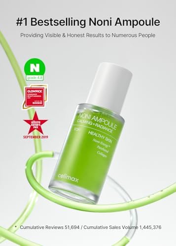 Celimax Celimax Noni II Ampoule Calming + 30ml / Noni özü İçeren Antioksidan Etkili Yatıştırıcı ve Canlandırıcı Ampul
