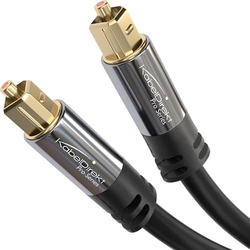 – optik kablo/Toslink kablosu – 2m (Toslink optik dijital kablo-Toslink, ses çubuğu, stereo sistem, ev sineması, XBOX One ve PS4'ü bağlamak için ses kablosu)
