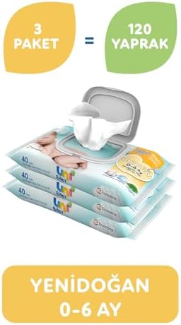 Alternative view of Yenidoğan Islak Mendil 3*40 Yaprak