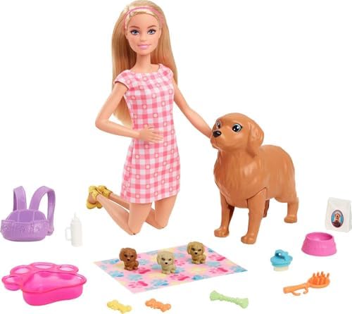 Alternative view of ve Hayvan Dostları ve Hayvan Dostları Oyun Seti, köpek, 3 yavru köpek ve aksesuarlar, 3-7 yaş HCK75