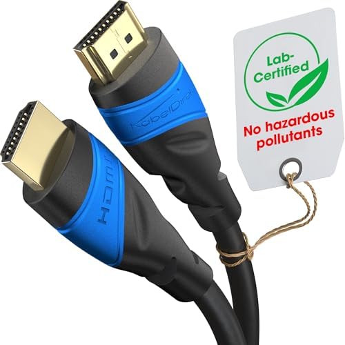 – 4K ve 8K HDMI Kablosu – 3,1m – 0,15-22,5m arasında mevcut – Her HDMI bağlantısı için (4K@120Hz & 8K@60Hz, Yüksek Hızlı Ethernet, TV, Blu-ray, PS5, Xbox, Switch – siyah) - Görsel 3