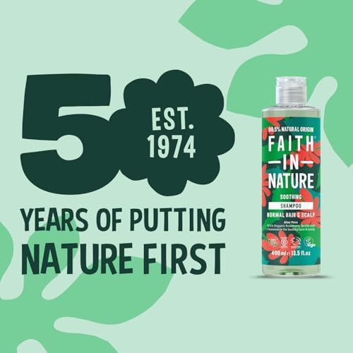 Alternative view of FAITH IN NATURE %99 Doğal Yenileyici Şampuan Normal & Kuruya Dönük Saçlar İçin (Aloe, 400 ml)