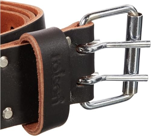 68585 50 mm Top Grain Double Pin Leather Belt