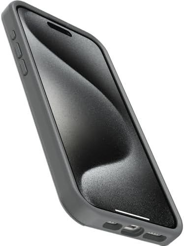 Alternative view of 15 Pro MAX (Sadece) OtterGrip Simetri Serisi Kılıf - DEMİR CAMO (Gri), dahili tutuş, şık kılıf, MagSafe'e oturur, yükseltilmiş kenarlar kamera ve ekranı korur