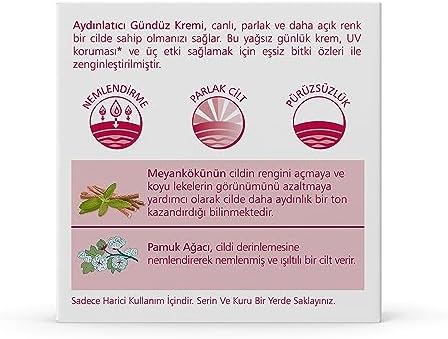 Himalaya Since 1930 Aydınlatıcı Gündüz Kremi, Yüz Kremi, Cınnabloc, Uv Koruma, Hipoalejenik, Kuru Ve Karma Ciltler, 50ml - Görsel 2
