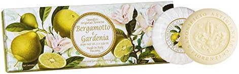 Saponificio Artigianale Fiorentino Sabun 3x100 Gr - Bergamot And Gardenia