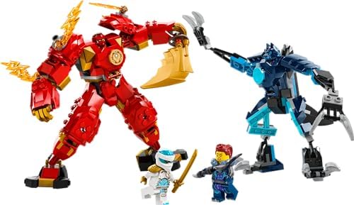 Alternative view of Kai’nin Ateş Elementi Robotu 71808 – 7 Yaş ve Üzeri Kız ve Erkek Çocukları için Figürü İçeren Yaratıcı Oyuncak Yapım Seti, Çocuklar için Doğum Günü Hediyesi Fikri (322 Parça)