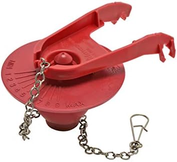 Fluidmaster PerforMAX 502CN3 evrensel klozet kapağı, 5,1 cm yıkama valfleri için, ayarlanabilir masif çerçeve tasarımı, kolay kurulum, 3 adet, kırmızı, 3 adet - Görsel 2
