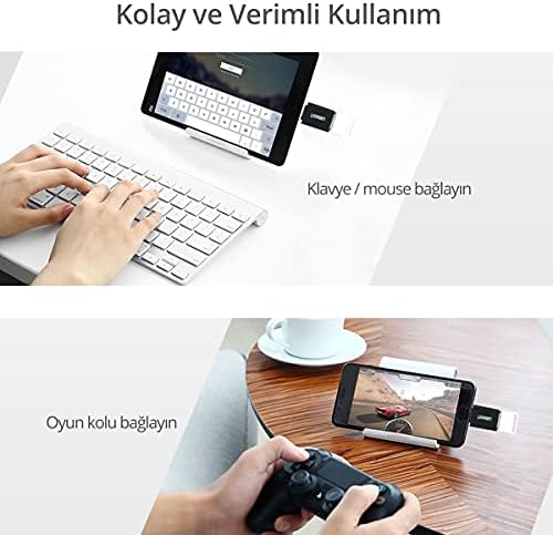 USB 3.0 Type-C Dönüştürücü Adaptör, Beyaz