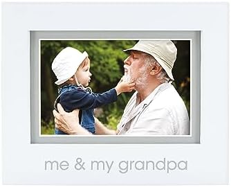 Alternative view of Pearhead Me and My Grandpa Sentiment Bebek Resim Çerçevesi, Bebek Hatırası Fotoğraf Çerçevesi, Cinsiyetsiz Bebek Kreş Dekoru, Büyükanne ve Büyükbaba Hediyesi, Beyaz