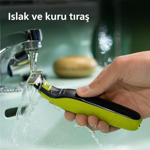 Alternative view of OneBlade Yüz ve Vücut için Hibrit Tıraş Makinesi,Sakal Şekillendirici, Islak/Kuru Kullanım, 3 Kirli Sakal Tarağı, 1 Yedek Bıçak, Vücut Tarağı, Cilt Koruması, Çift Taraflı Bıçak, QP2824/10