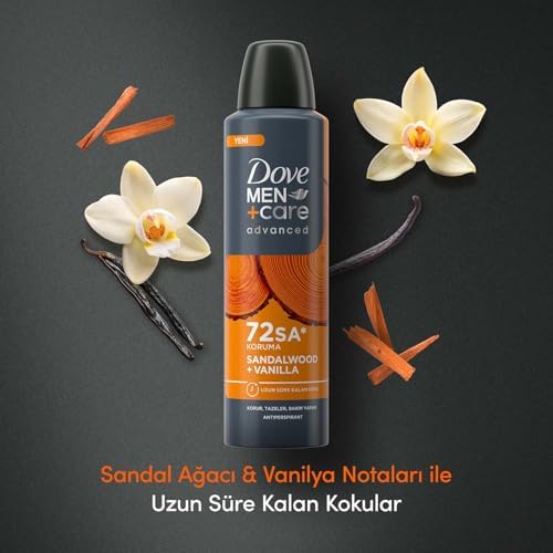 Men Care Advanced Erkek Deodorant 72 Saat Koruma Sandalwood 150 Ml - Görsel 2