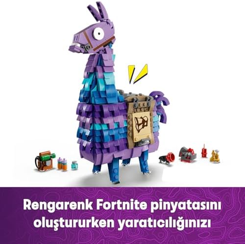 Alternative view of Fortnite Mühimmat Laması 77071 – 12 Yaş ve Üzeri Çocuklar için Grappler, Mavi Gazoz, Sille Suyu ve Dinamit Dahil Aksesuarlar İçeren Oyuncak Yapım Seti, Oyuncular için Hediye Fikri (691 Parça)