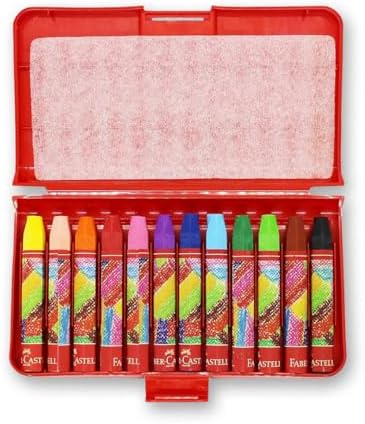 Alternative view of Altıgen Pastel Boya, 12 Renk, Plastik Kutu, Yumuşak ve Canlı Renkler, Rahat Kullanım, Etkili Uygulama