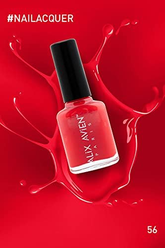 Ateş Kırmızı Oje 56 - Yüksek Pigmentli Uzun Süreli Kalıcılık Hızlı Kuruma - Nail Lacquer 56 - Görsel 3