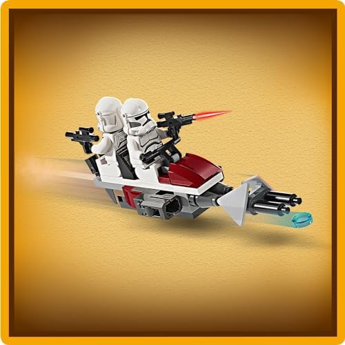 Klon Trooper ve Savaş Droidi Savaş Paketi Seti 75372 – 7 Yaş ve Üzeri Kız ve Erkek Çocuklar için 4 Minifigür ve 5 Droid İçeren Oyuncak Yapım Seti, Doğum Günü Hediyesi Fikri (215 Parça) - Görsel 3
