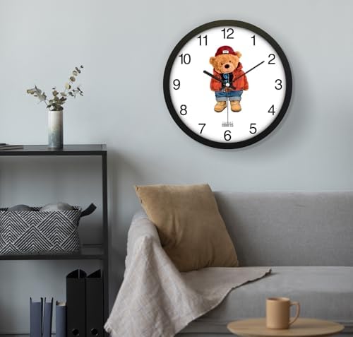 30 Cm Gerçek Cam Sessiz Mekanizma Duvar Saati